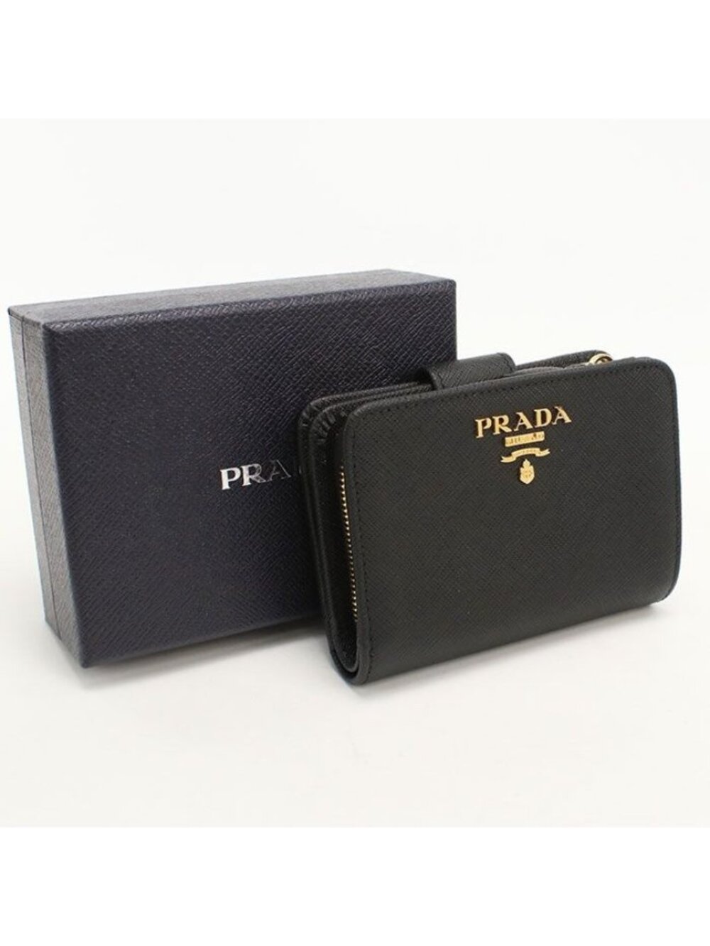 Prada Saffiano Leather Bifold Wallet
